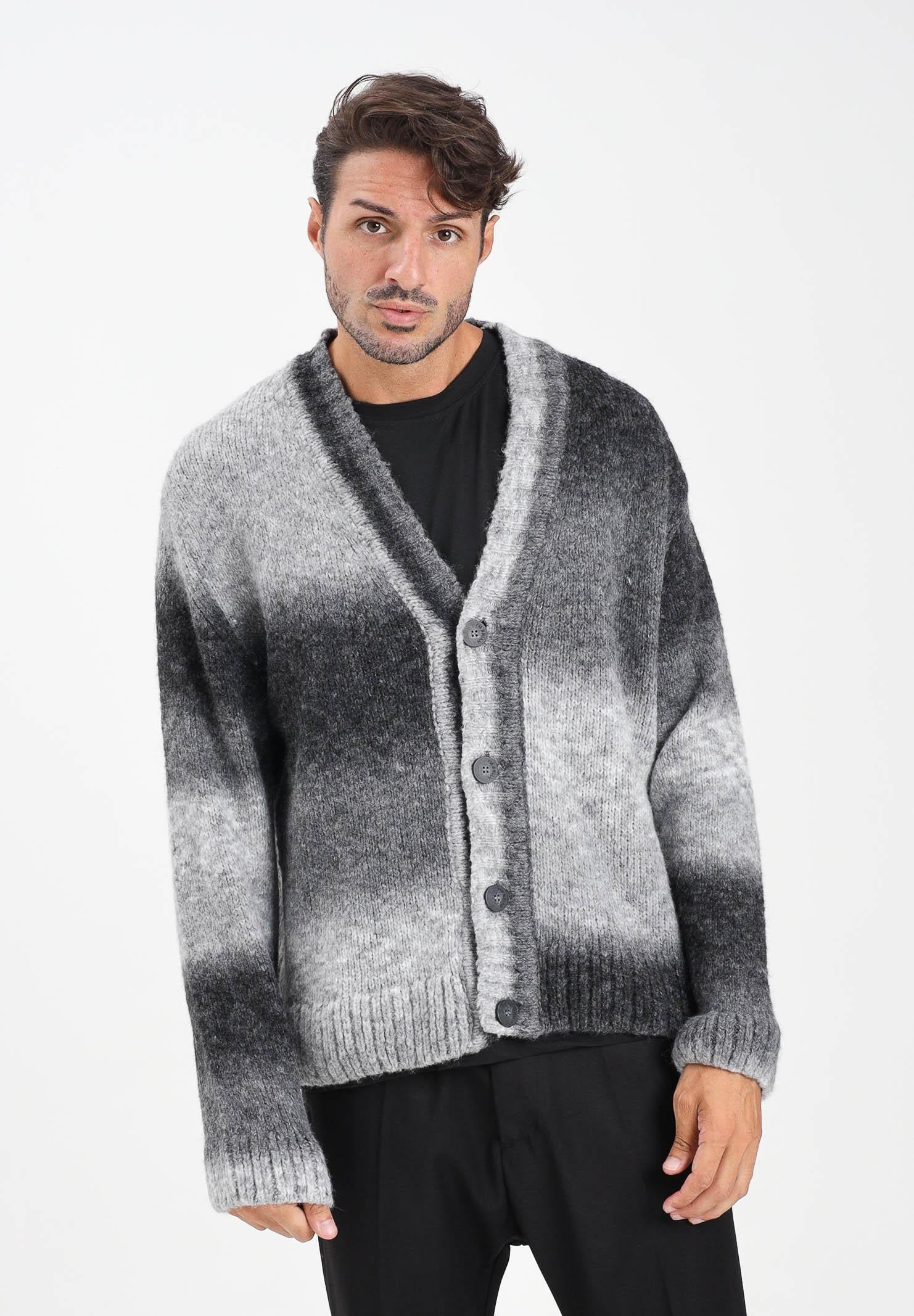 I'M BRIAN Cardigan grigio da uomo MA3400 008 I'M BRIAN 