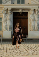 SANTAS Cappotto lungo ÉCLIPSE marrone da donna PV2623 MA SANTAS 