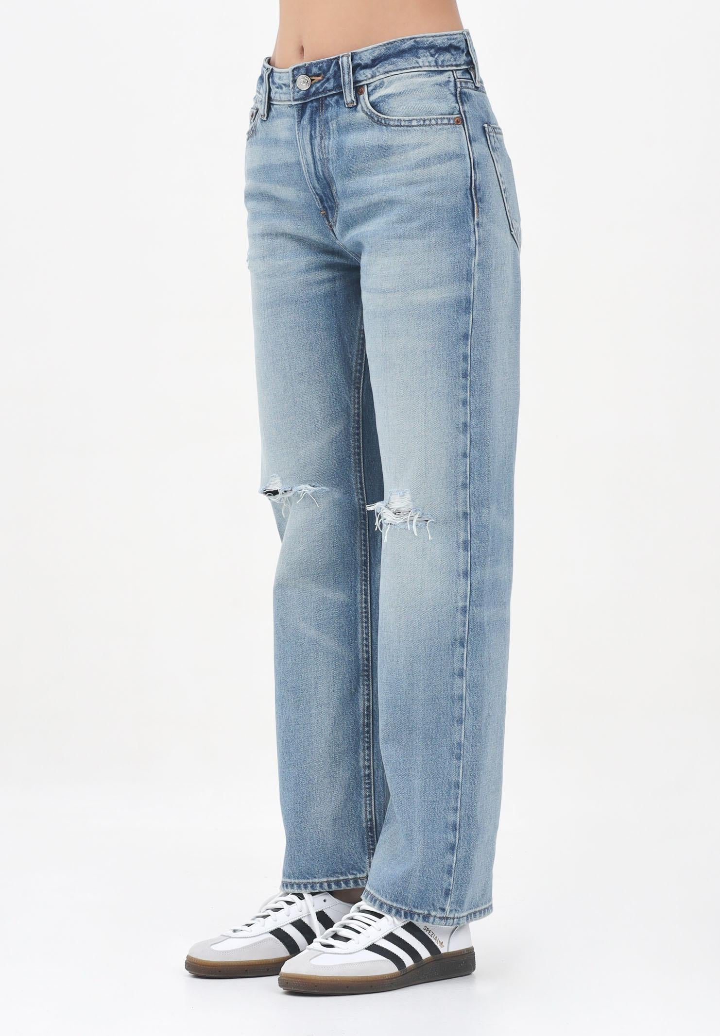 CALVIN KLEIN JEANS Jeans 90's Straightin in denim chiero da donna LV047B918GUQY  CALVIN KLEIN JEANS 