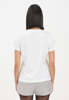 PINKO T-shirt a manica corta bianca da donna con logo Love Birds 100535A2RN Z05 PINKO 