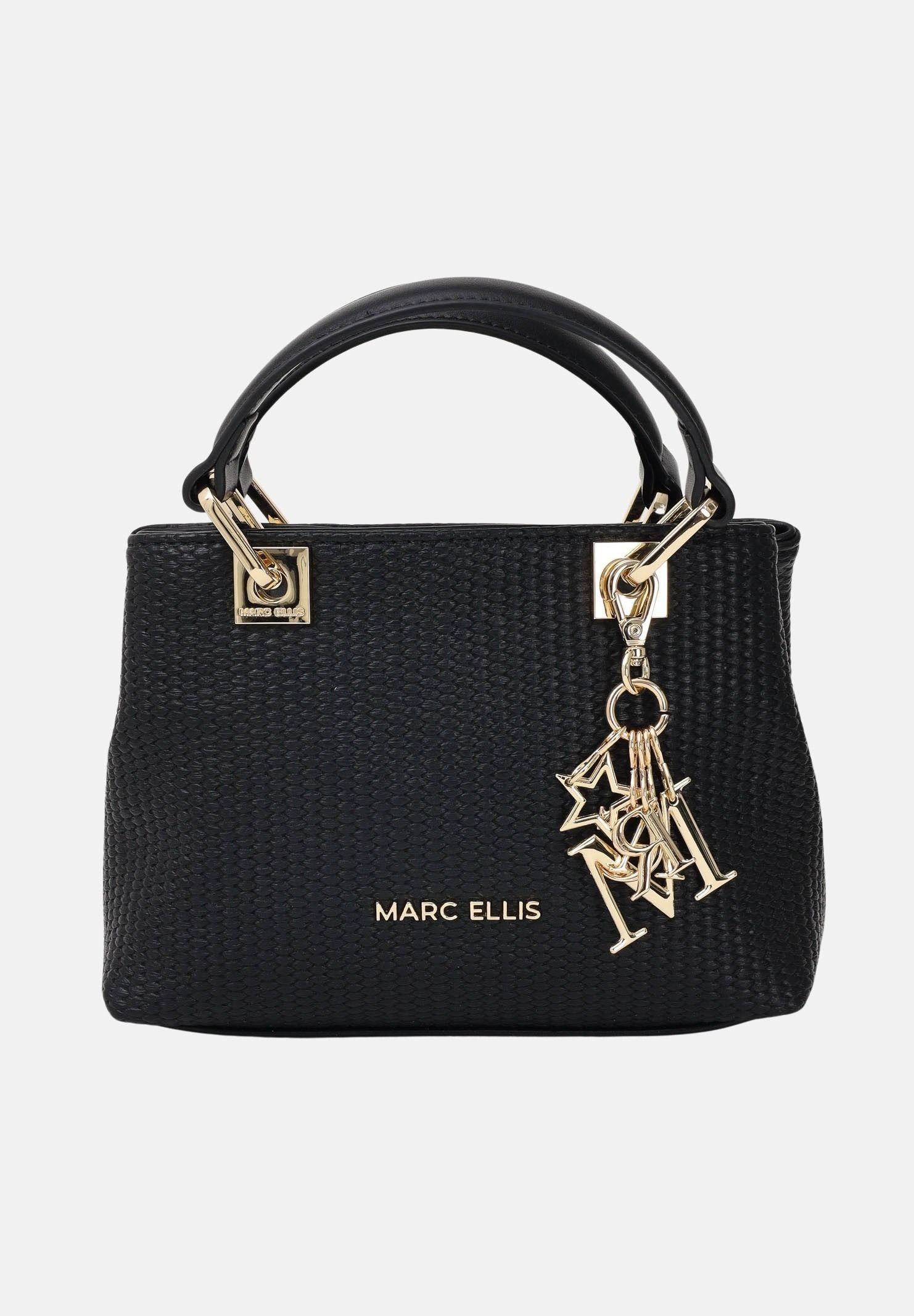 MARC ELLIS Borsa a mano Krissy S Straw nera da donna KRISSY-S-STRAW BL MARC ELLIS 