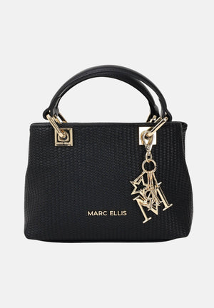 MARC ELLIS Borsa a mano Krissy S Straw nera da donna KRISSY-S-STRAW BL MARC ELLIS 