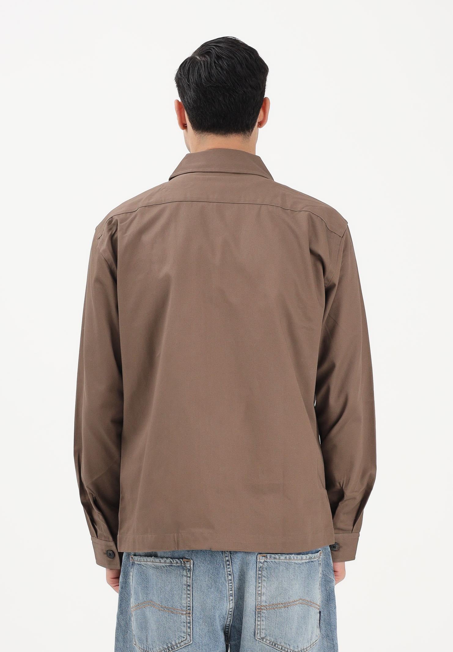 SELECTED HOMME Camicia a manica lunga marrone da uomo 16101969 CHCH SELECTED HOMME 