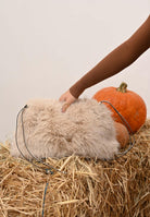 PINKO Maxi Clutch in eco pelliccia beige da donna 105909A2VZ C50Q PINKO 