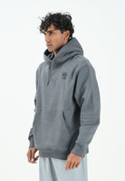 THE NORTH FACE Felpa con cappuccio Powder Days Relaxed Graphic grigia da uomo NF0A8E4G0C51  THE NORTH FACE 