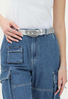 DIESEL Cintura B1dr argento da donna J01226KXBLR K83I DIESEL 
