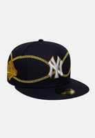 NEW ERA Cappello con visiera 59FIFTY Fitted New York Yankees MLB Chain Wrap blu da uomo 60691169 . NEW ERA 