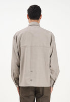 YES LONDON Camicia a manica lunga beige da uomo XCM7212 BE YES LONDON 