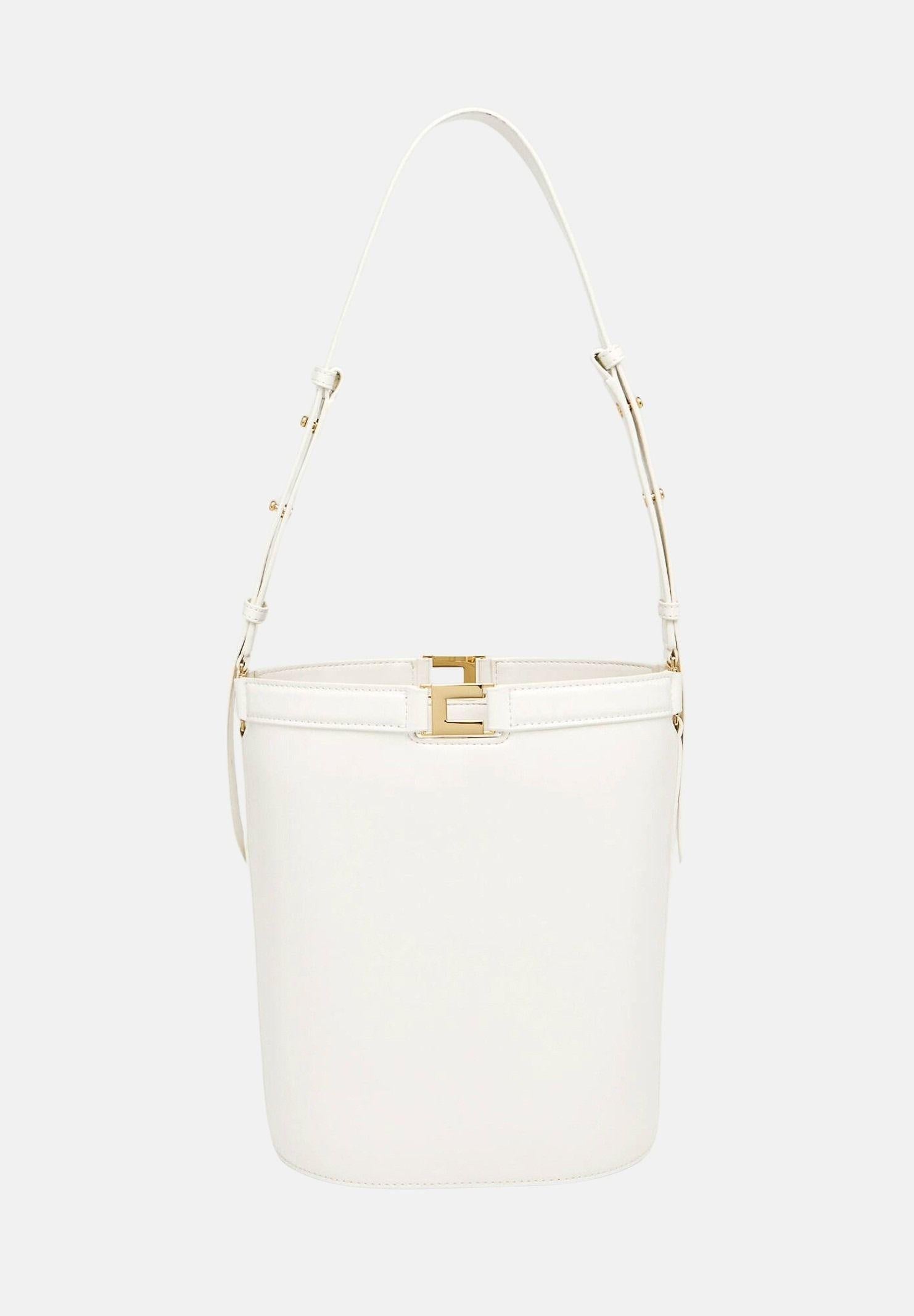 ELISABETTA FRANCHI Borsa a secchiello burro da donna BS16A61E2 193 ELISABETTA FRANCHI 