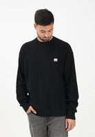 CALVIN KLEIN JEANS Maglioncino girocollo nero da uomo LV04RD313GUB1 . CALVIN KLEIN JEANS 