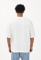 JUST CAVALLI T-shirt a manica corta bianca da uomo con stampa 80OAHE19CJ110 004 JUST CAVALLI 