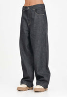 N21 Jeans in denim scuro per donna, ragazzi e bambini con impunture a contrasto N2108MN0438 0N01 N21 