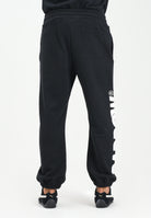 BARROW Pantalone sportivo nero per uomo e donna con logo F5BWUAFP060 110 BARROW 