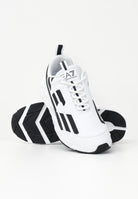 EA7 Sneakers bianche da uomo con stampa logo X8X217XK433 U026 EA7 