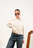 PUMA Polo a manica lunga Class Pack panna da uomo 688217 87 PUMA 