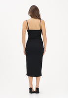 JUST CAVALLI Abito midi nero da donna con dettagli gioiello 80PAO904J0253 899 JUST CAVALLI 