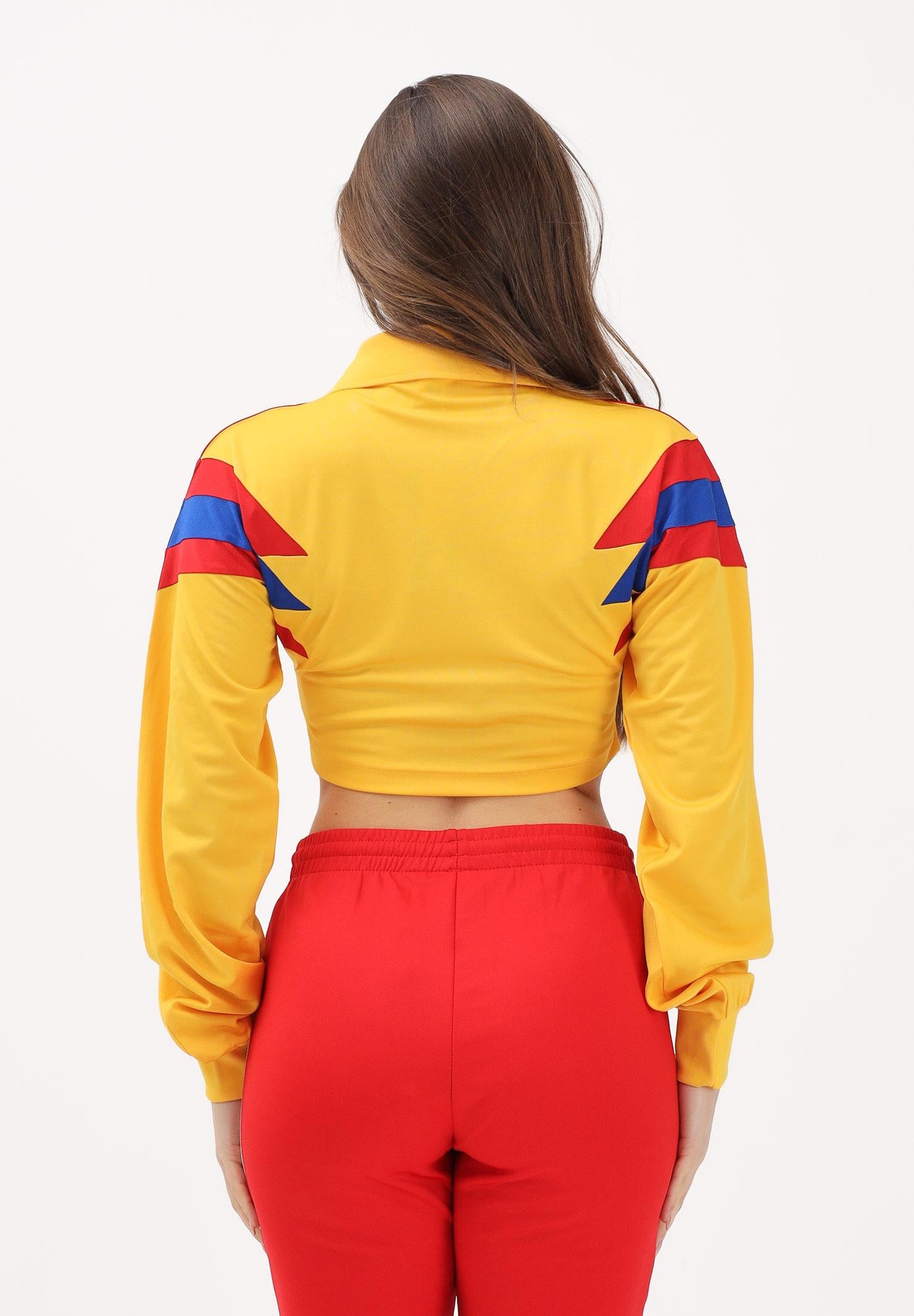 ADIDAS ORIGINALS Felpa girocollo Colombia Reconstructed Bringback Jersey gialla da donna KE2299 . ADIDAS ORIGINALS 