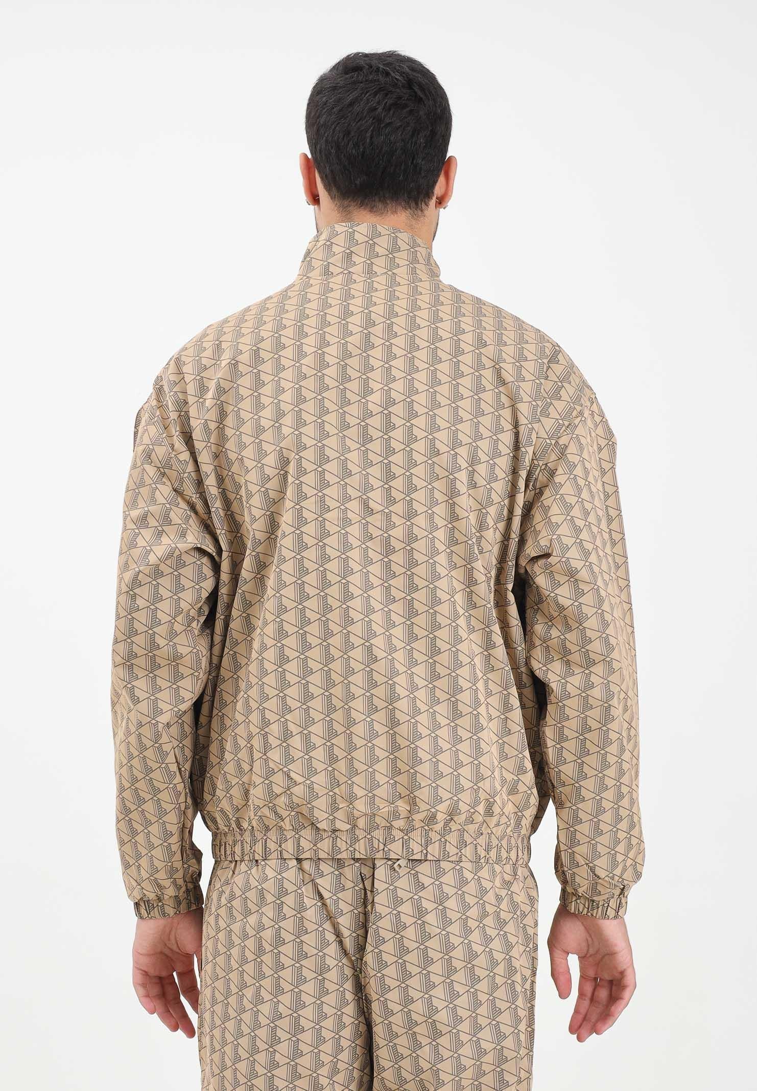 LACOSTE Giacca a vento Monogram beige da uomo BH8902 IXQ LACOSTE 