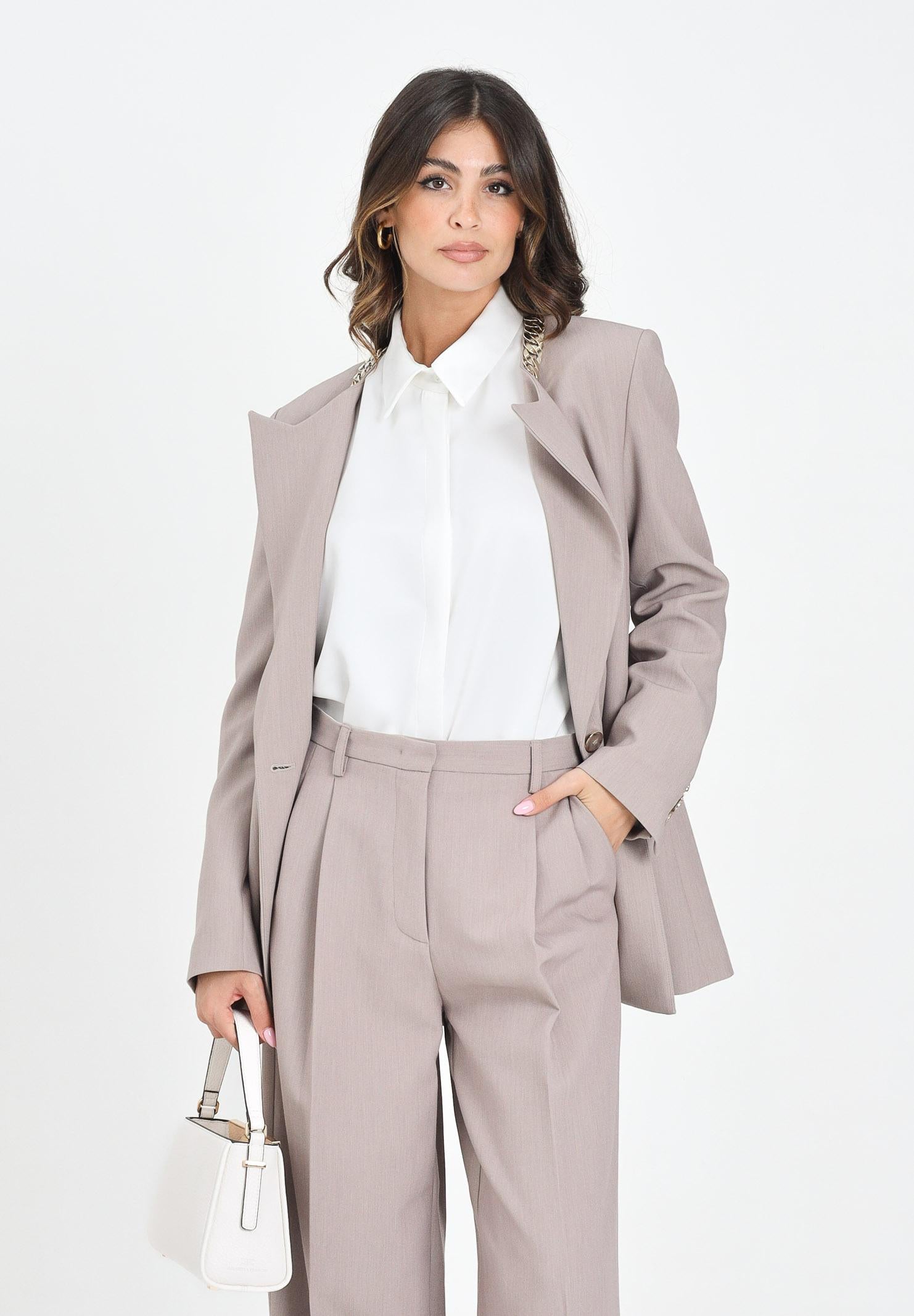 SIMONA CORSELLINI Giacca beige da donna A25CPGI00501-C00034 V0703 SIMONA CORSELLINI 