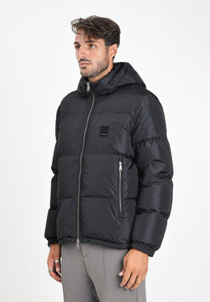 ARMANI EXCHANGE Piumino nero da uomo con logo XM000348AF12286 UC001 ARMANI EXCHANGE 