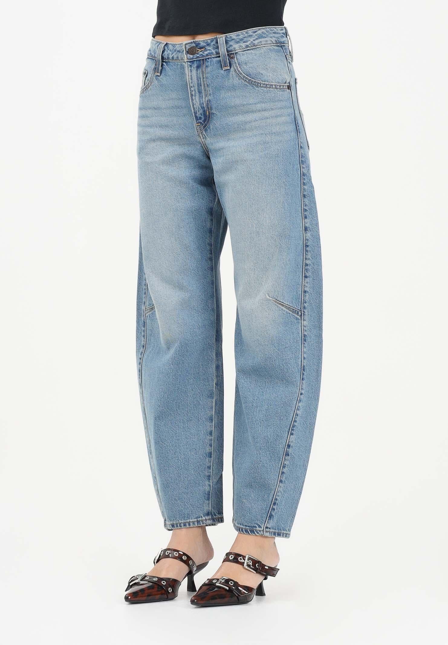 LEVI'S Jeans Baggy Barrel Modello Dad in denim medio da donna 0039A-0002 . LEVI'S® 