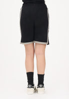 PALM ANGELS Shorts sportivo nero per donna, ragazzi e bambini con logo PBCI007S26FLE001 110 PALM ANGELS 