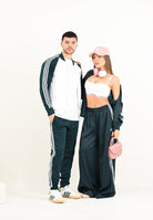 ADIDAS ORIGINALS Felpa con zip Adicolor Classics SST bianca e verde da uomo JY1293  ADIDAS ORIGINALS 