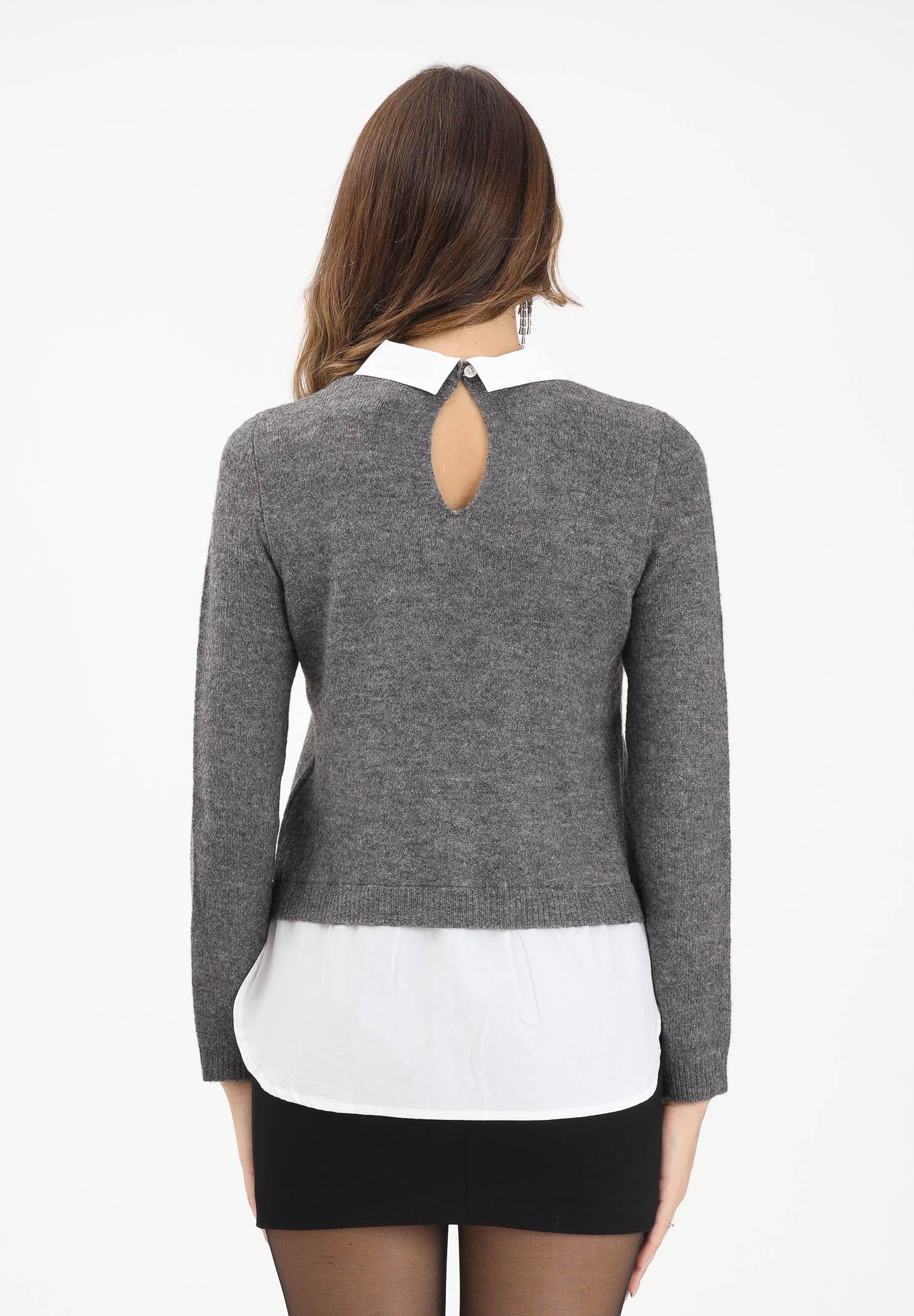 ONLY Maglioncino DOLLY grigio da donna 15353350 MediumGreyMel ONLY 