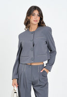 ARMANI EXCHANGE Giacca grigia da donna XW000656AF16145 U8105 ARMANI EXCHANGE 