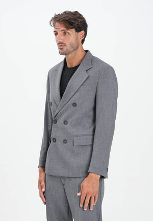 I'M BRIAN Giacca doppiopetto grigia da uomo GIA3461 008 I'M BRIAN 