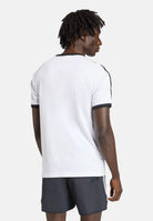 ADIDAS ORIGINALS T-shirt a manica corta 3-STRIPES SLIM RINGER bianca da uomo KF0418 . ADIDAS ORIGINALS 