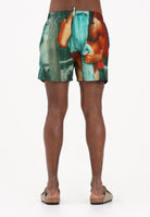 DSQUARED2 Shorts mare multicolore da uomo con stampa fotografica all-over D7B626770 998 DSQUARED2 