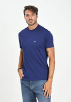 ARMANI EXCHANGE T-shirt a manica corta blu elettrico da uomo con ricamo A|X XM001568AF10358 UB133 ARMANI EXCHANGE 