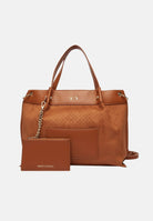 ARMANI EXCHANGE Borsa a mano cuoio da donna con logo A|X XW001211AF22645 U6223 ARMANI EXCHANGE 
