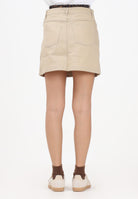 ADIDAS ORIGINALS Gonna corta Firebird Utility beige da donna JX8761  ADIDAS ORIGINALS 