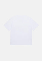 T-shirt a manica corta bianca per bambino e bambina con grafica Cowboy Pizza DQ2975D004G-B DQ100 DSQUARED2 