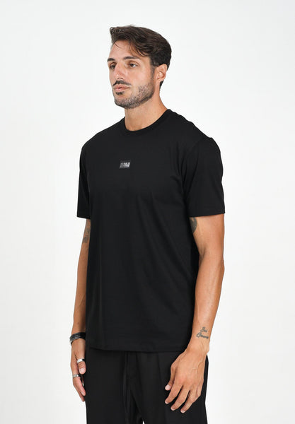ARMANI EXCHANGE Men's Black Short Sleeve T-Shirt with Logo