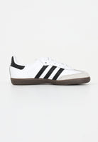 ADIDAS ORIGINALS Sneakers Samba OG Comfort Closure Elastic Lace bianche e nere per bambino e bambina JQ6391  ADIDAS ORIGINALS 