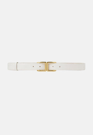 ELISABETTA FRANCHI Cintura in pelle avorio da donna CT88S62E2 360 ELISABETTA FRANCHI 