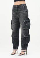 DIESEL Jeans cargo Dfish-Cargo-S-J in denim nero J02155KXBNE K02 DIESEL 