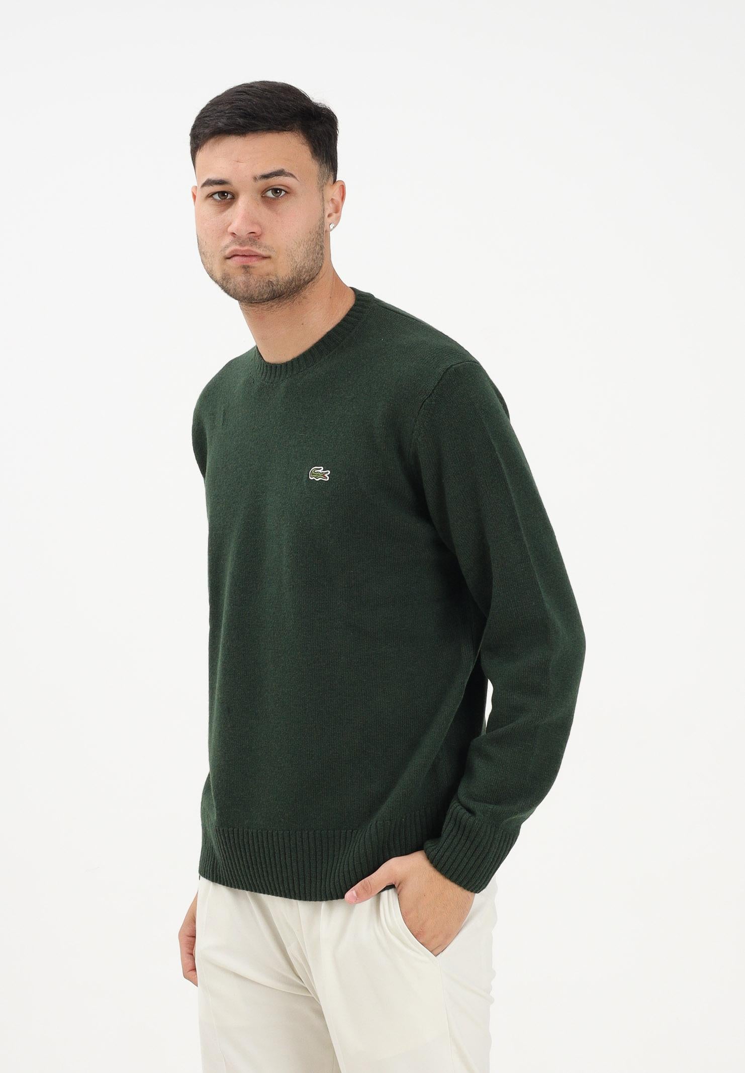 LACOSTE Maglioncino girocollo verde da uomo AH2916 YZP LACOSTE 
