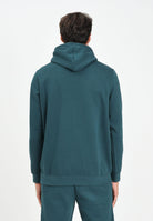 PUMA Felpa con cappuccio Essentials verde petrolio da uomo 684718 75 PUMA 