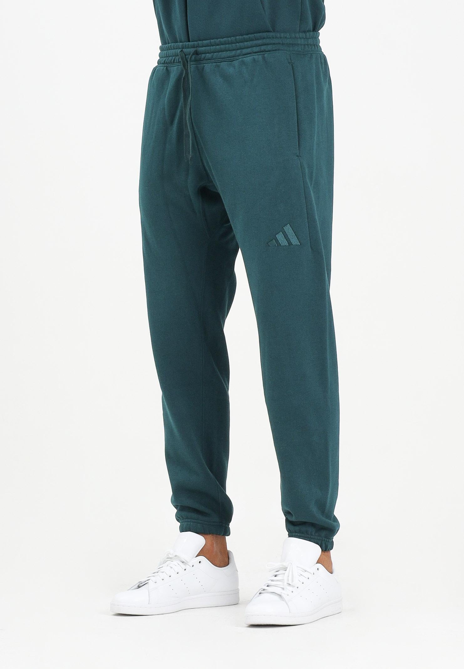 ADIDAS PERFORMANCE Pantalone sportivo ALL SZN Fleece Regular Tapered verde da uomo JX5096 . ADIDAS PERFORMANCE 