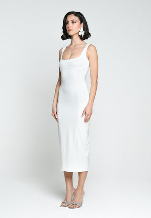 SANTAS Abito midi COTTON CANDY bianco da donna PV25011 BIANCO SANTAS 