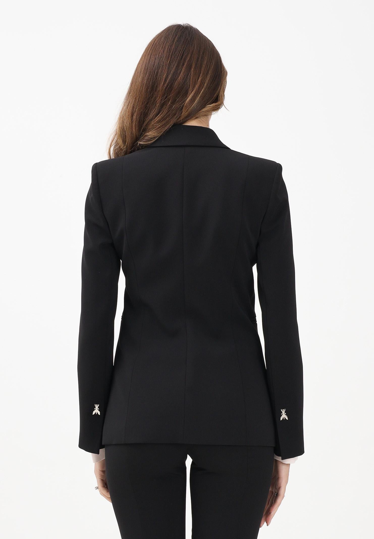 PATRIZIA PEPE Giacca monopetto nera da donna 8S0565A6F5 K103 PATRIZIA PEPE 