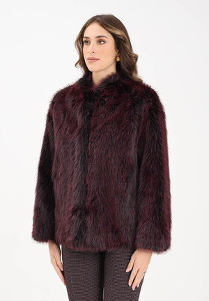 PATRIZIA PEPE Pelliccia bordeaux da donna 8O0197E072 R871 PATRIZIA PEPE 
