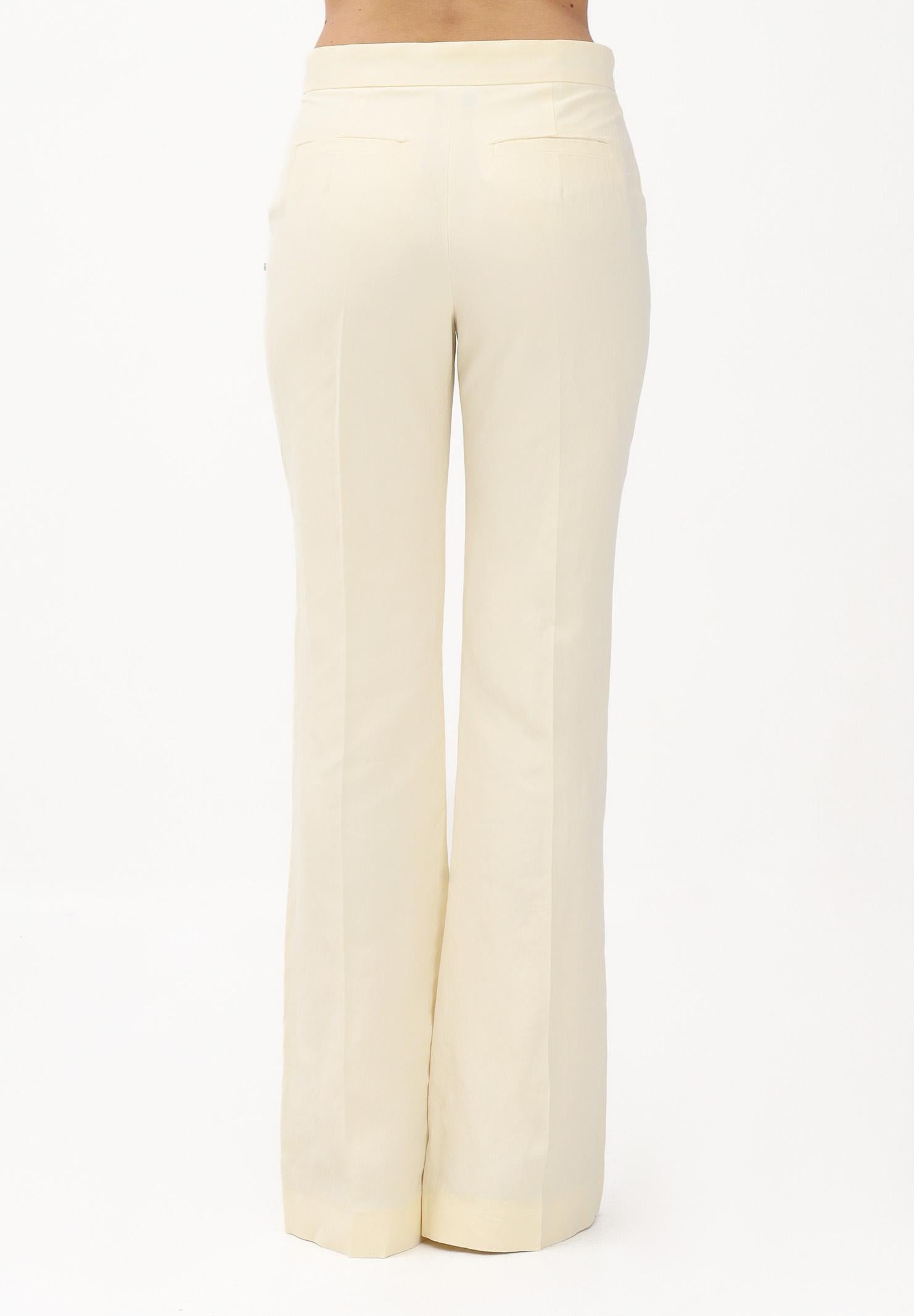 SPORTMAX Pantalone elegante SPSPIACERE giallino da donna 2612131093600 001 SPORTMAX 