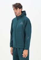 ADIDAS PERFORMANCE Felpa con zip New adidas Z.N.E. verde da uomo KB3709  ADIDAS PERFORMANCE 