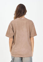 GCDS T-shirt a manica corta marrone per uomo e donna con logo B2CM2313JF1 30 GCDS 