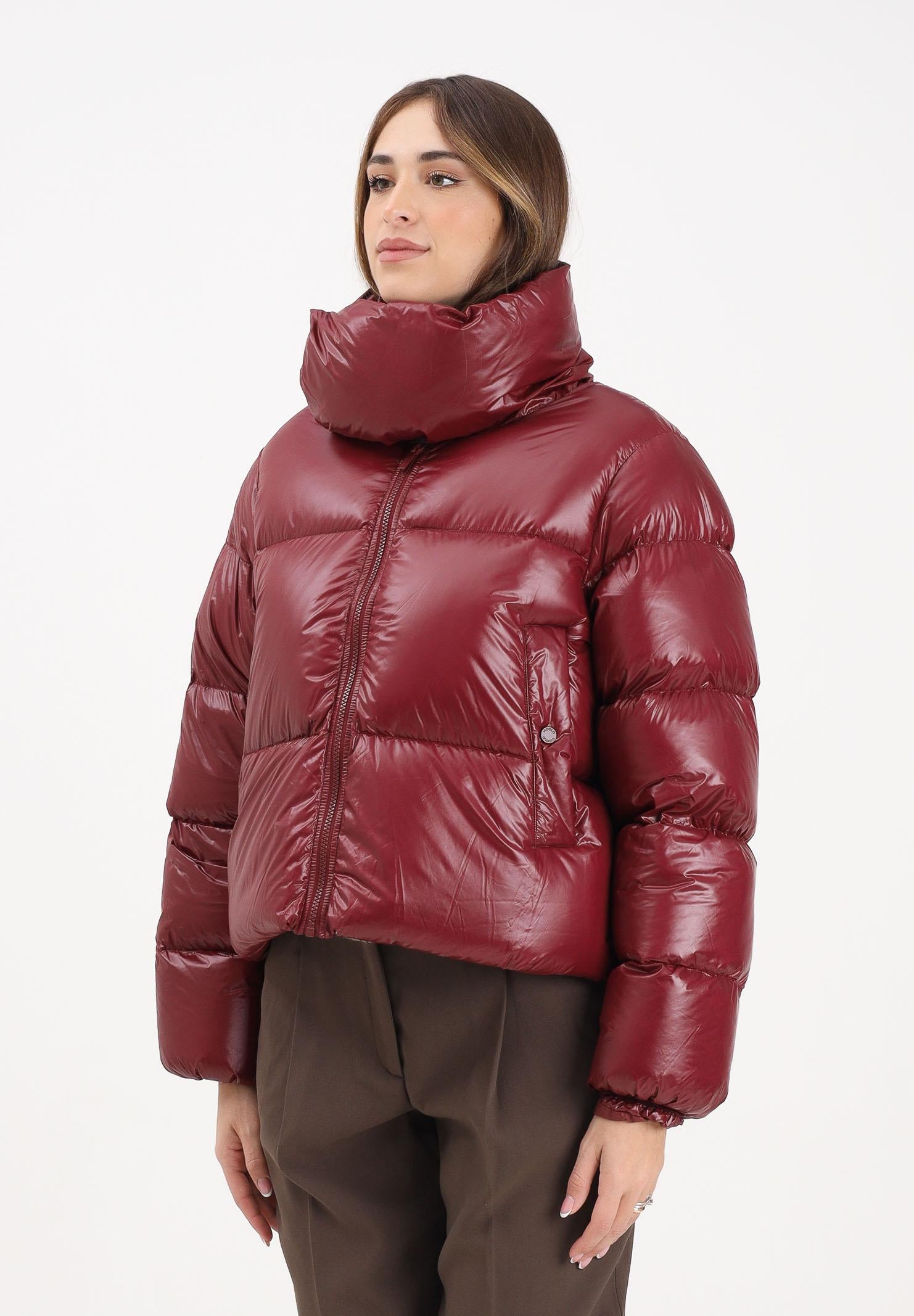 VICOLO Piumino bordeaux da donna TF0082 FU37 VICOLO 